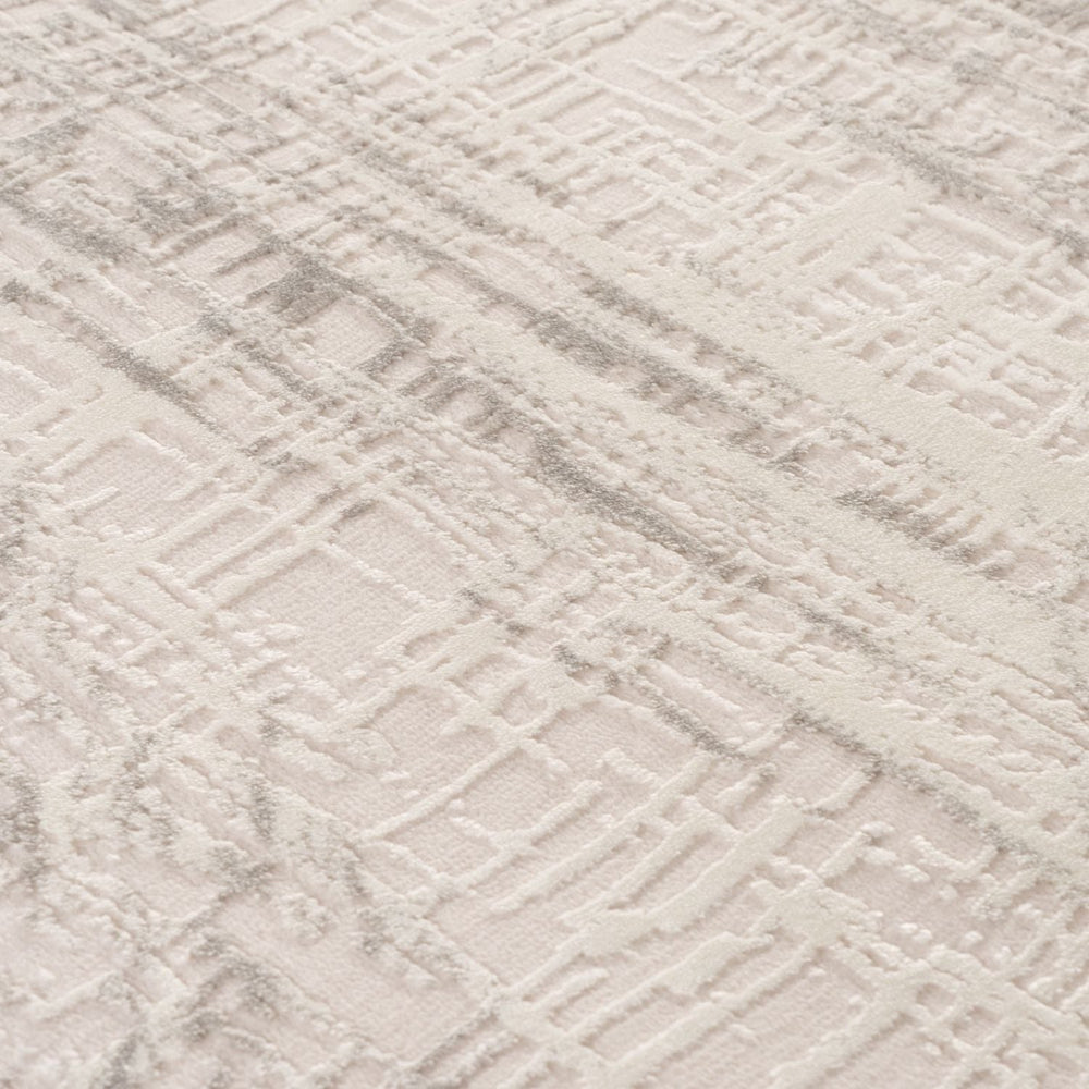 Carmel Cream-Grey Abstract Rug – 6030