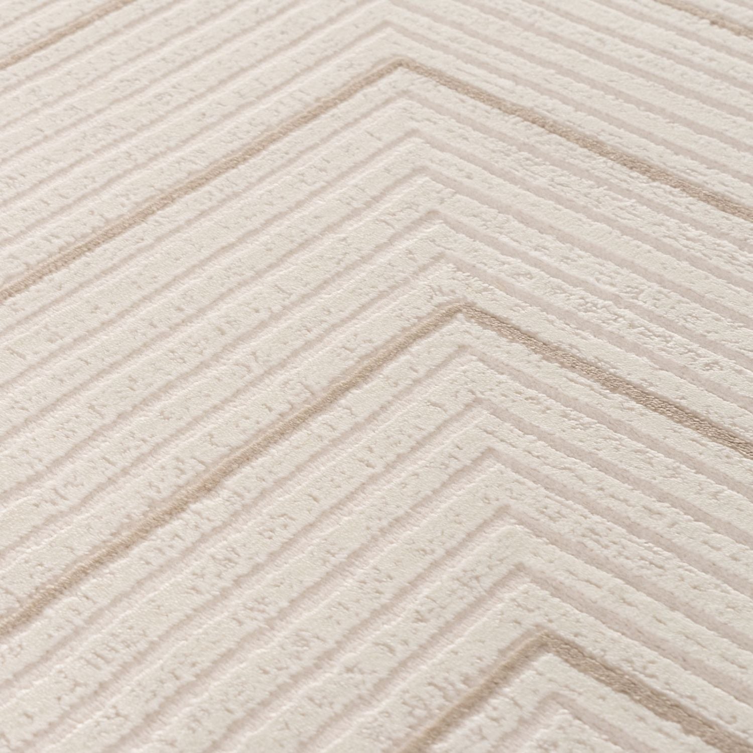Carmel Cream-Beige Geometric Rug – 6040