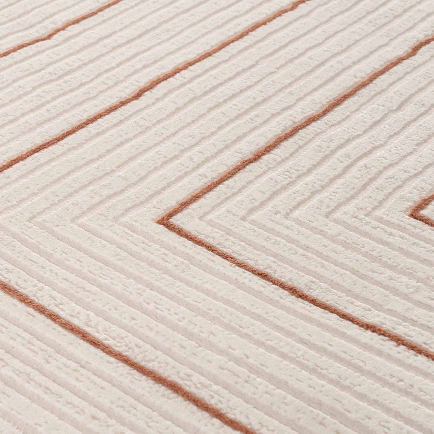 Carmel Cream-Terra Geometric Rug – 6040