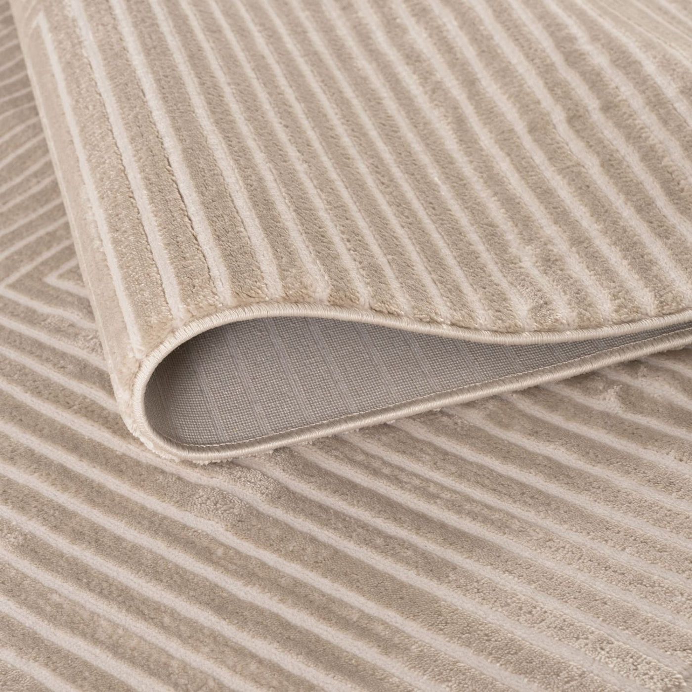 Carmel Beige-Cream Geometric Rug – 6050