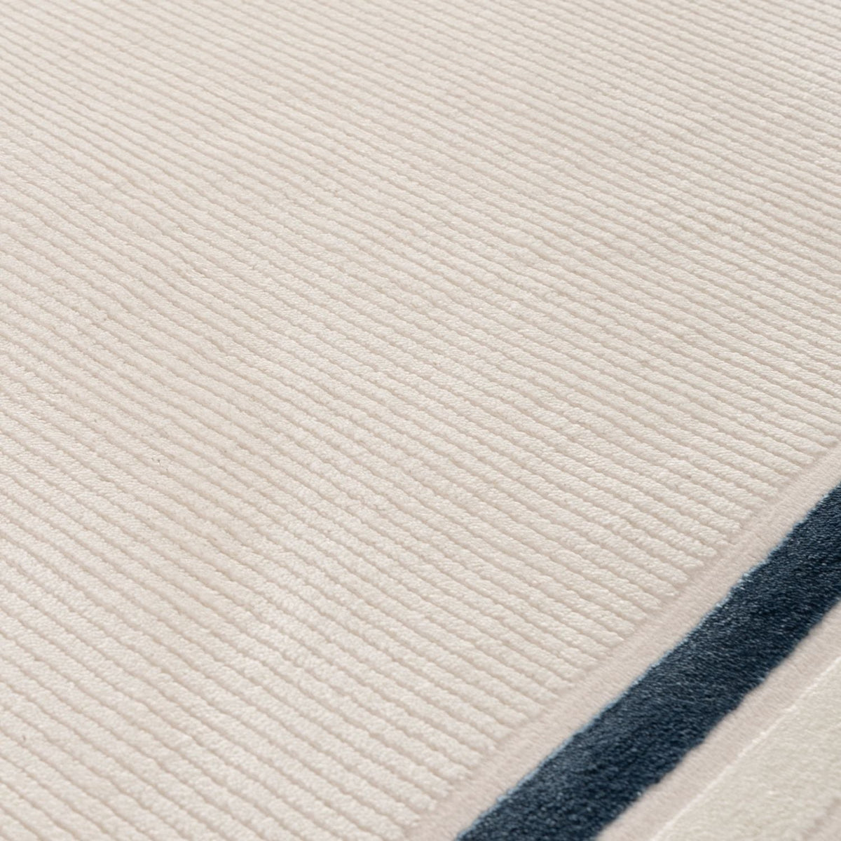 Carmel Cream-Blue Bordered Rug – 6060