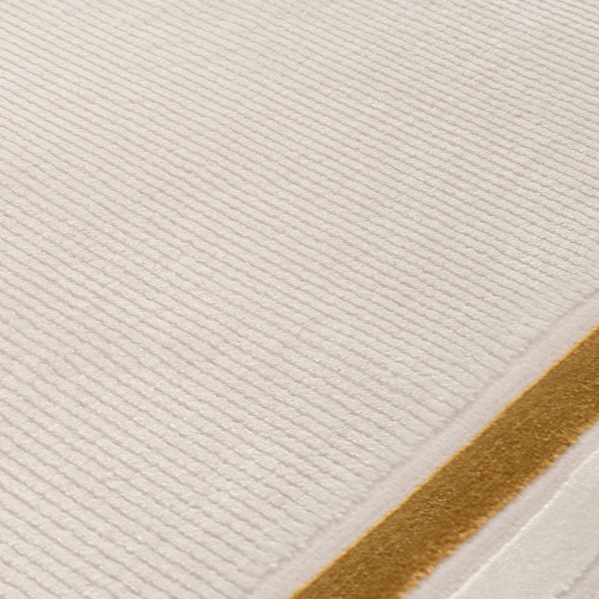 Carmel Cream-Gold Bordered Rug – 6060