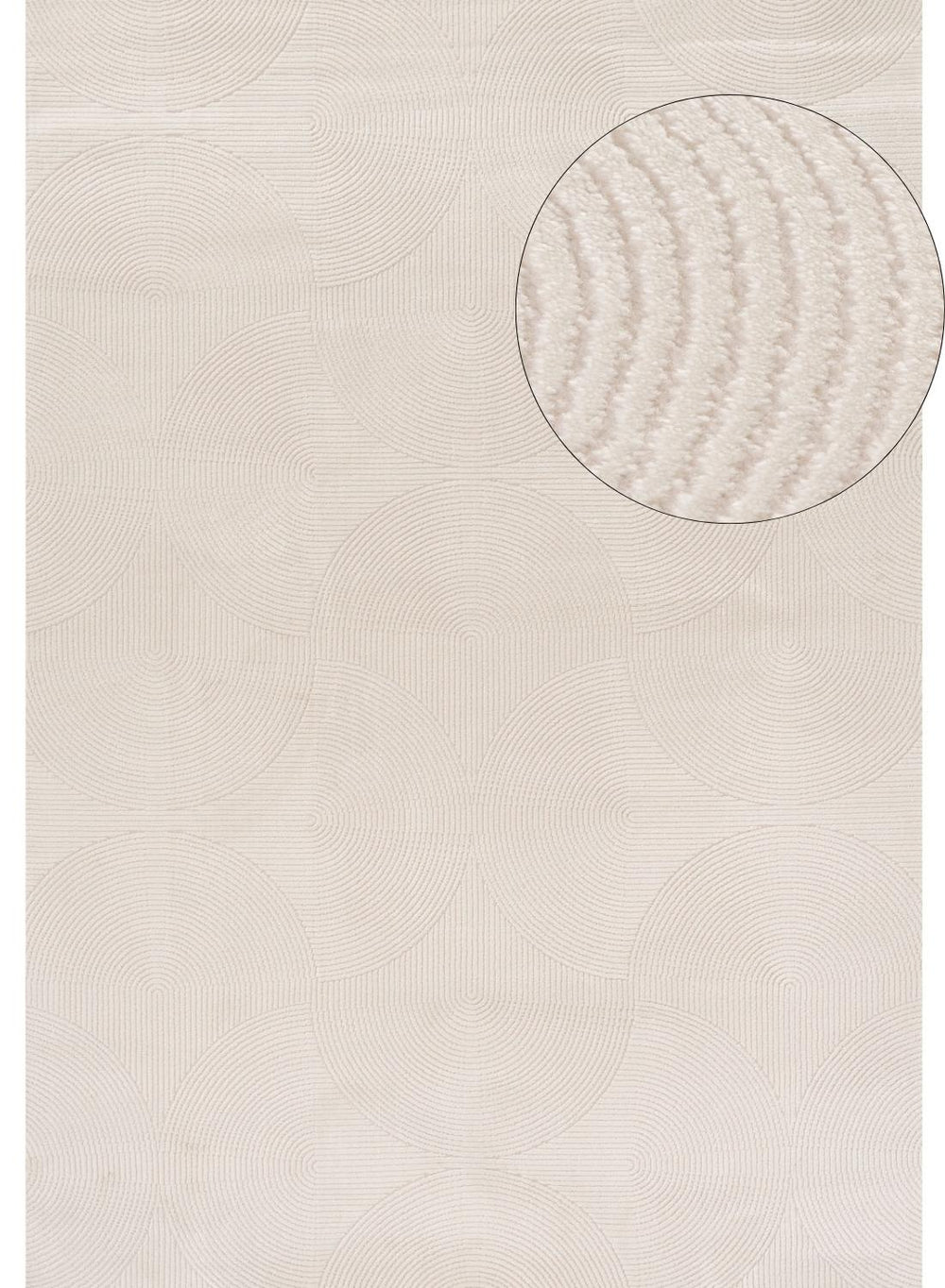 Carmel Cream Geometric Rug – 6070