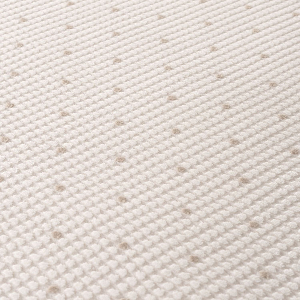 Carmel Cream-Beige Dots Rug – 6080