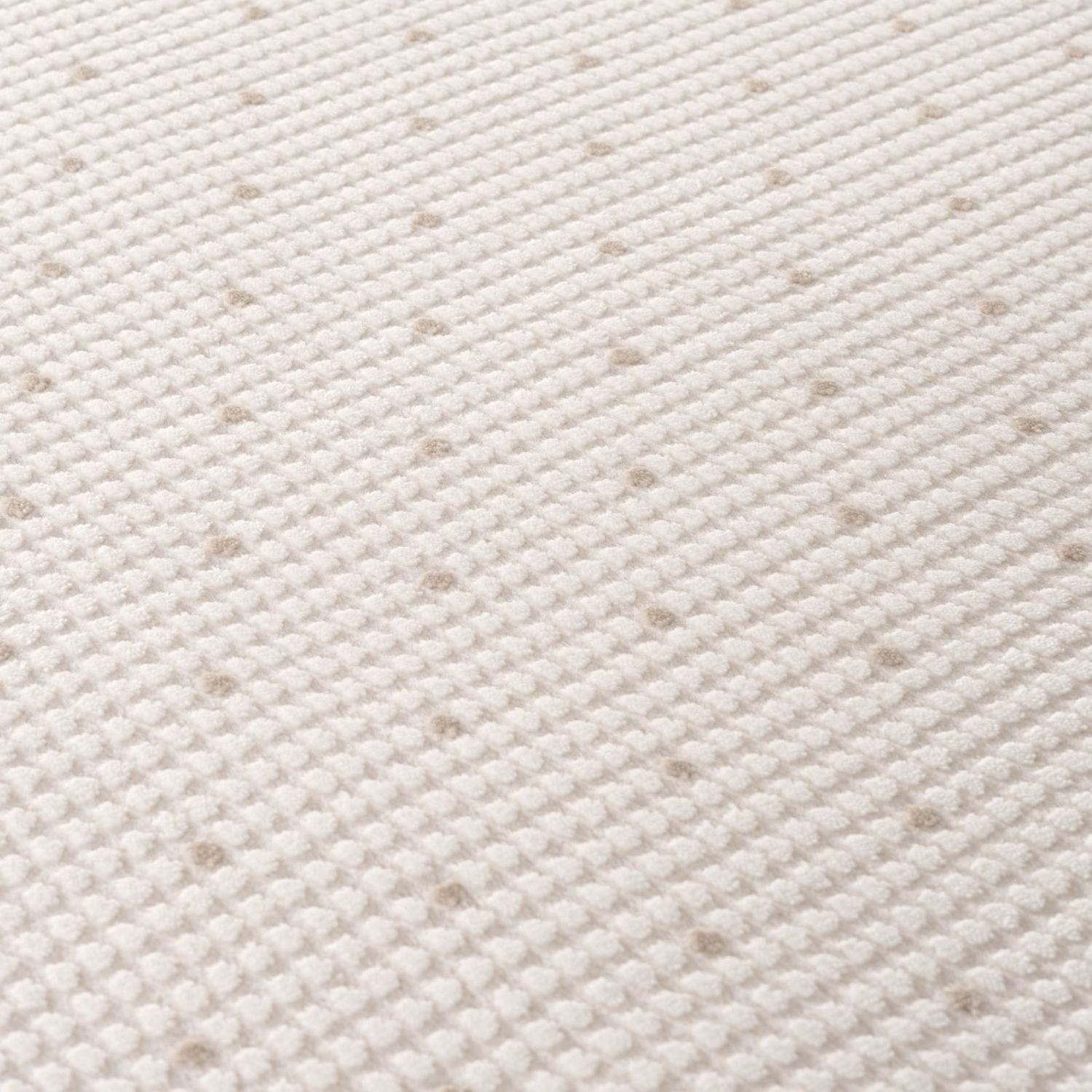 Carmel Cream-Beige Dots Rug – 6080
