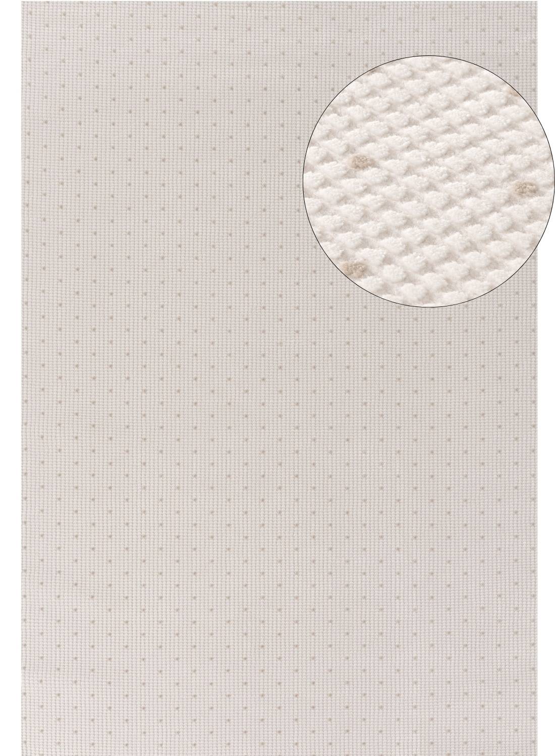 Carmel Cream-Beige Dots Rug – 6080