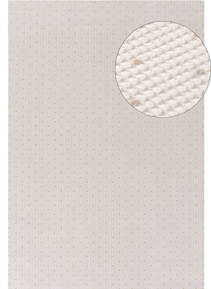 Carmel Cream-Beige Dots Rug – 6080 shown in an illustrative room