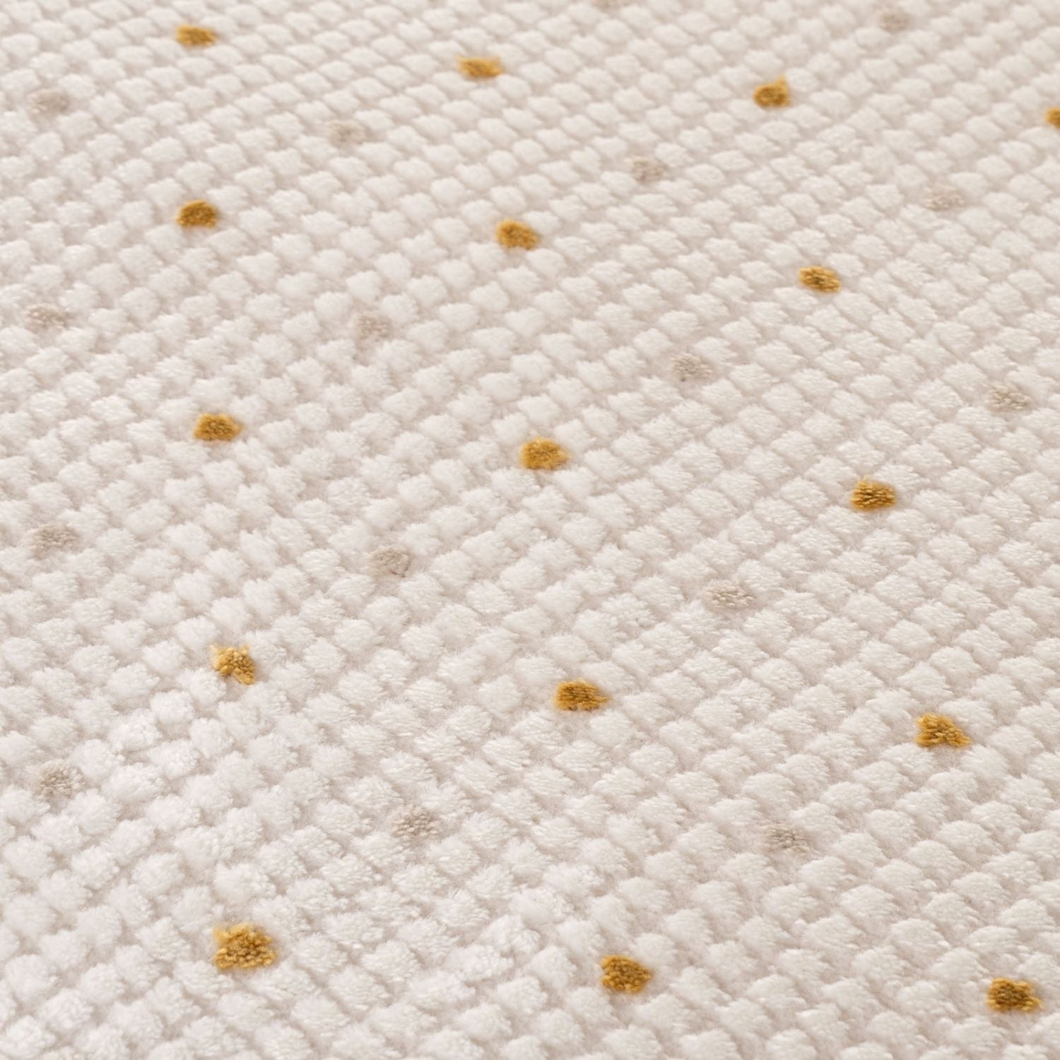 Carmel Cream-Gold Dots Rug – 6080