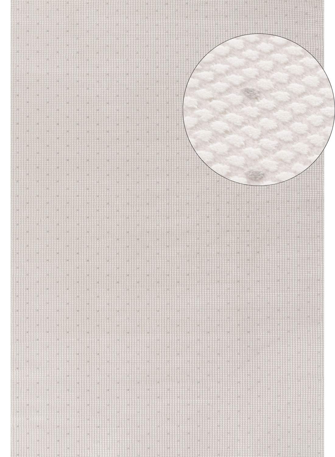 Carmel Cream-Grey Dots Rug – 6080