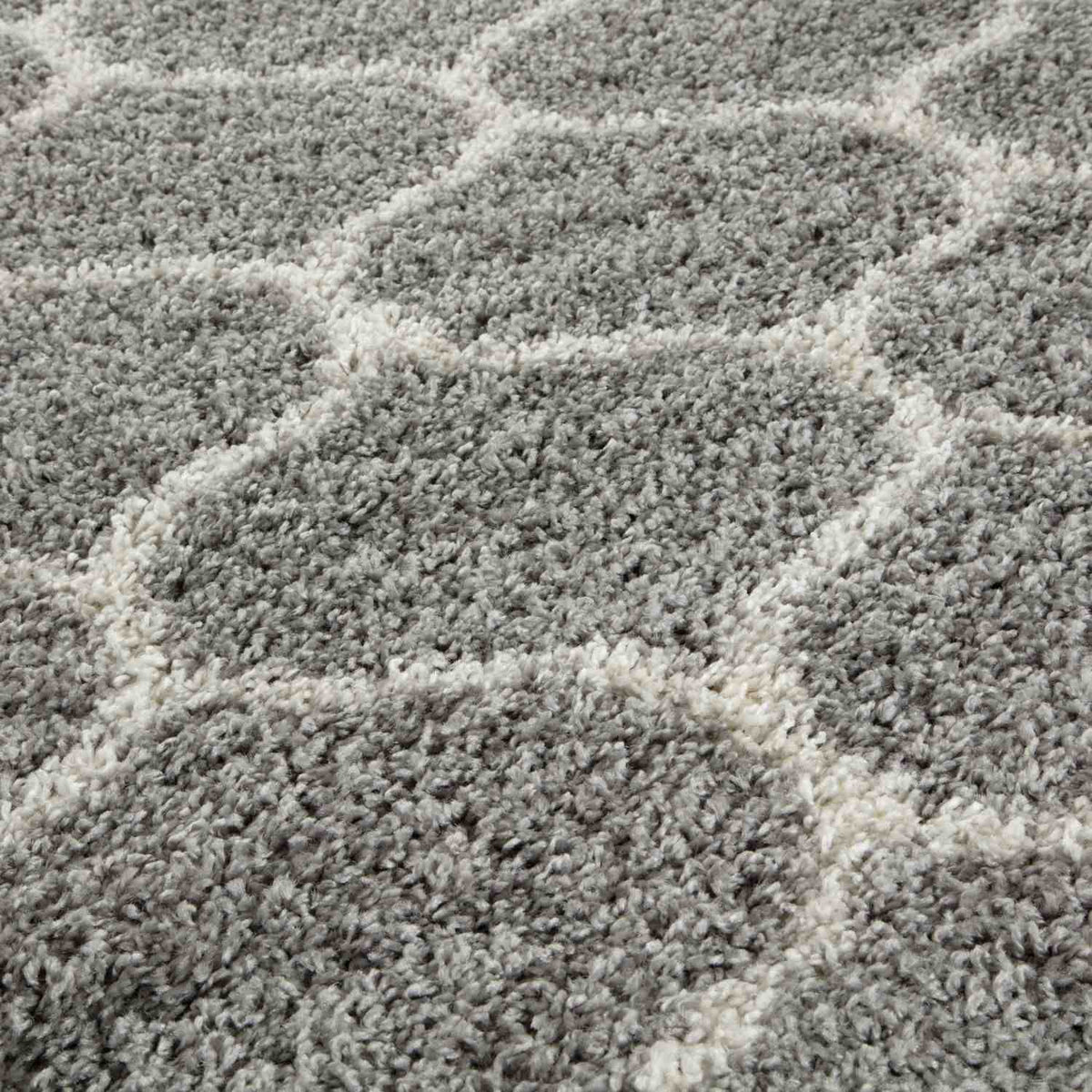 Moroccan Grey Shaggy Rug – 610