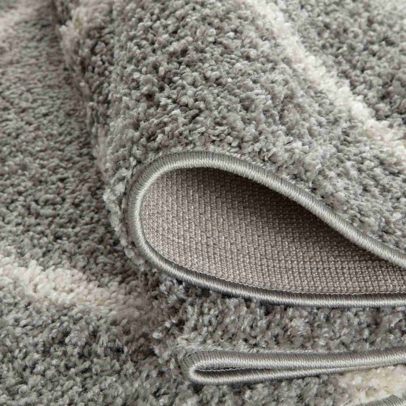 Moroccan Grey Shaggy Rug – 610