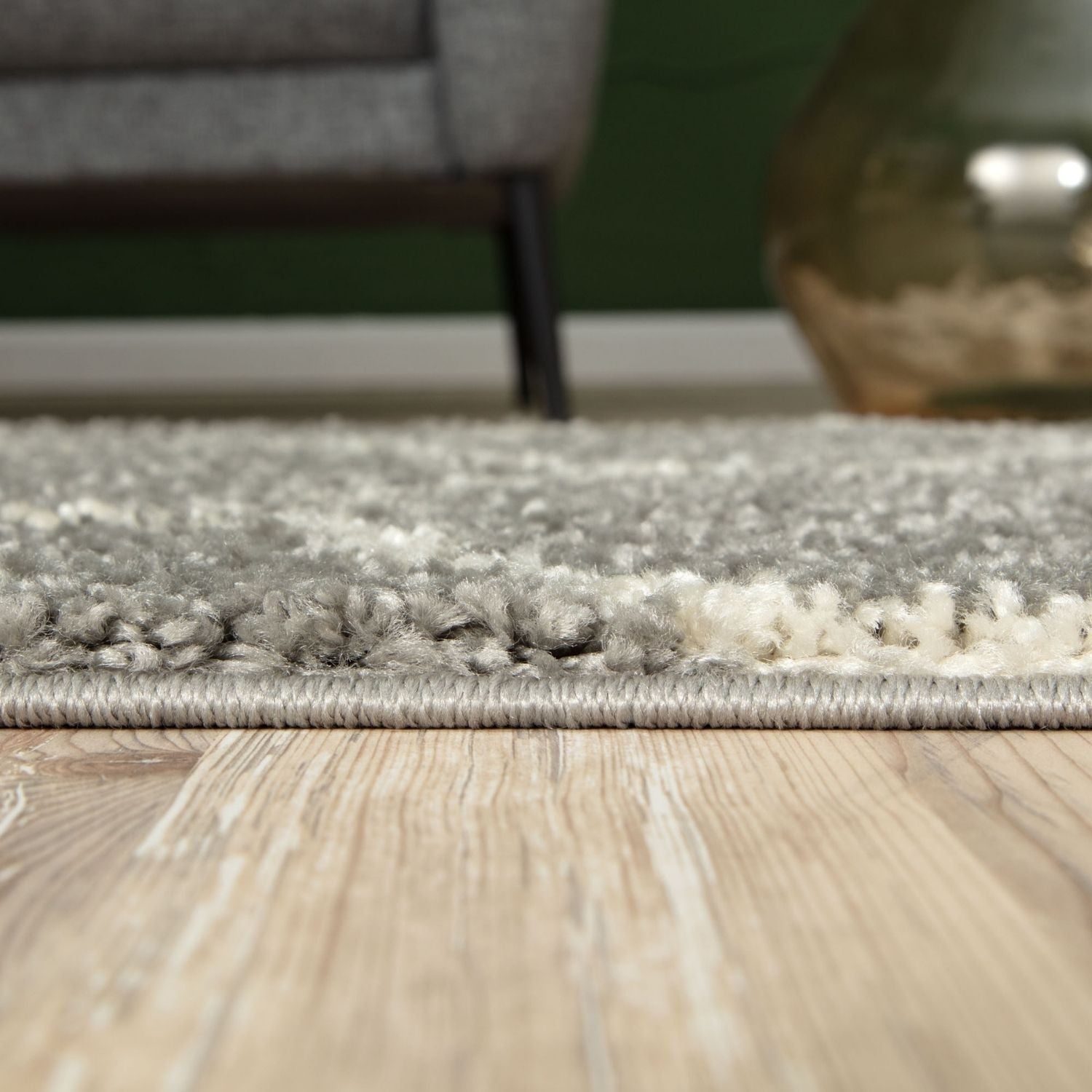 Moroccan Grey Shaggy Rug – 610
