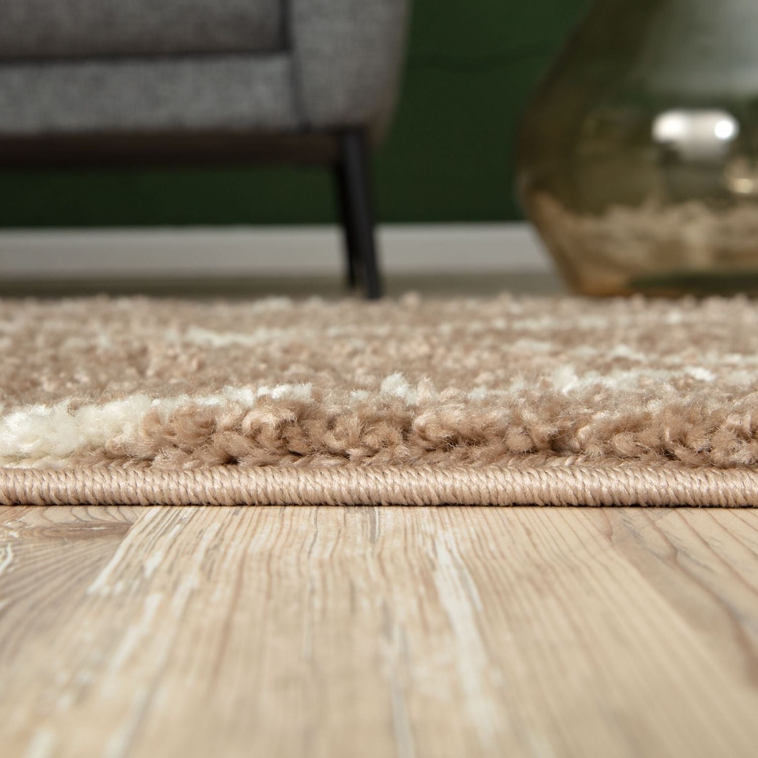 Moroccan Beige Shaggy Rug – 620