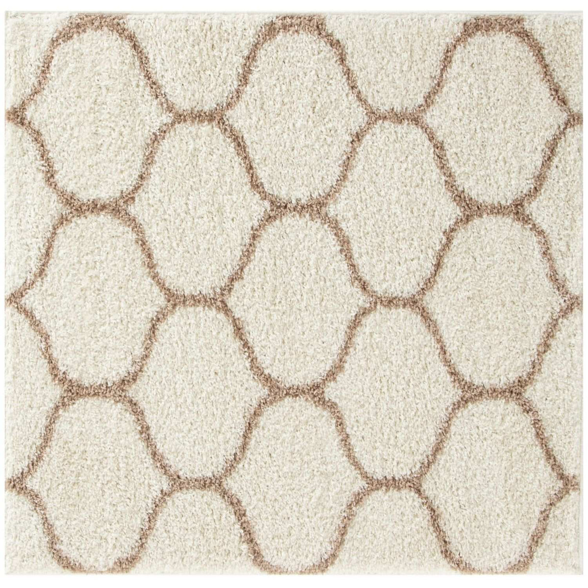Moroccan Ivory Shaggy Rug – 630