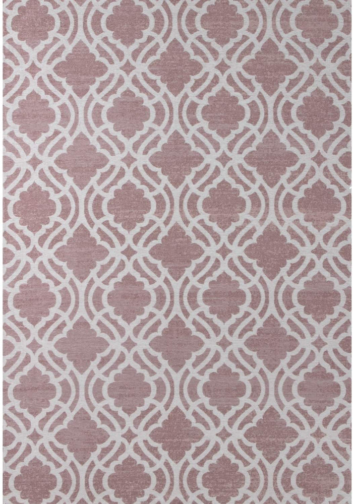 Washable Rug Carina Pink – 6902P shown in an illustrative room