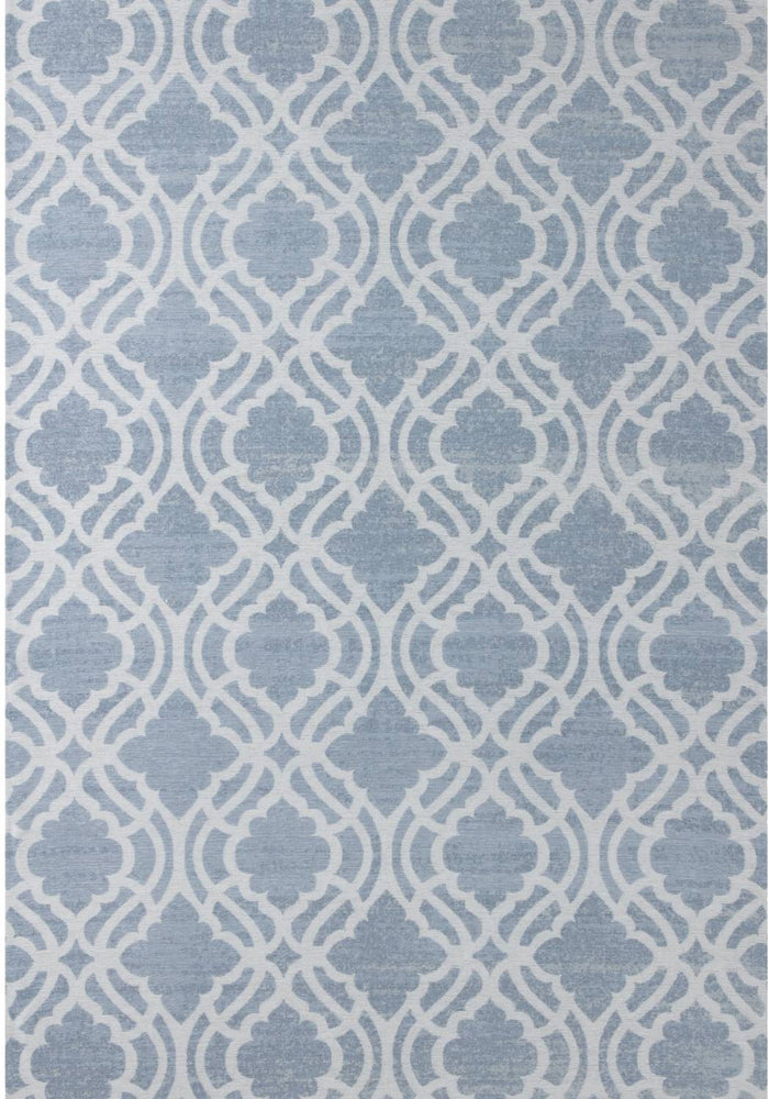 Washable Rug Carina Blue – 6903 shown in an illustrative room