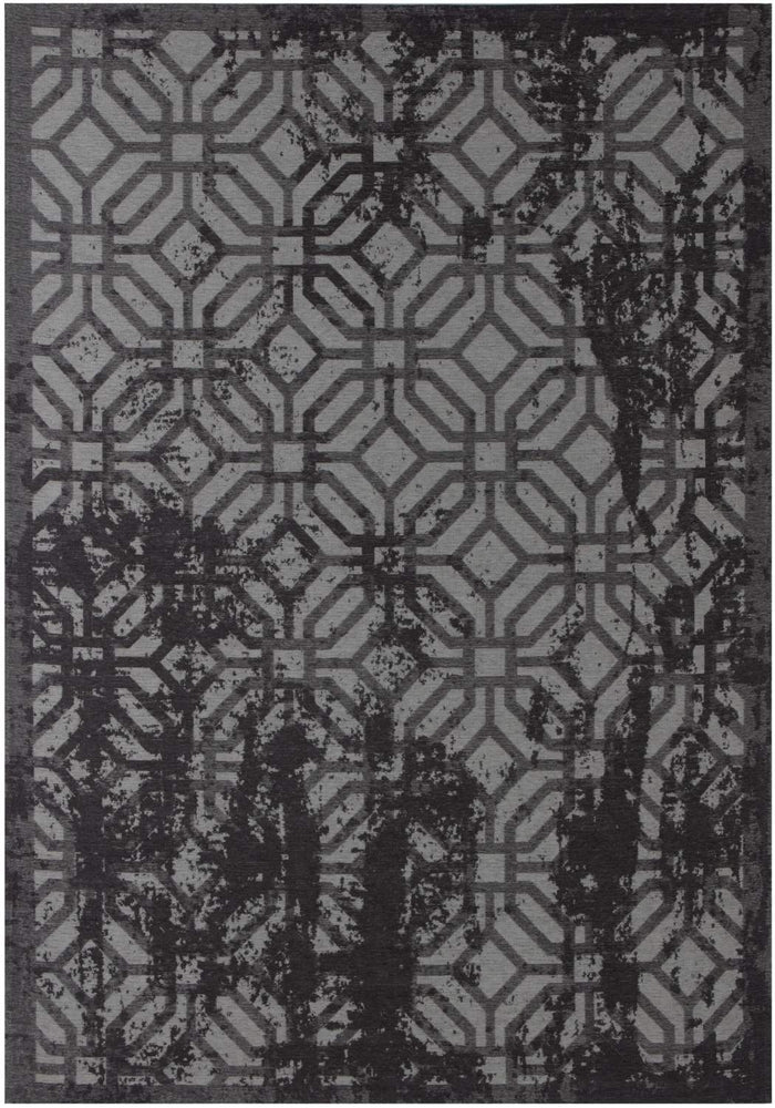 Washable Rug Carina Black – 6930B shown in an illustrative room