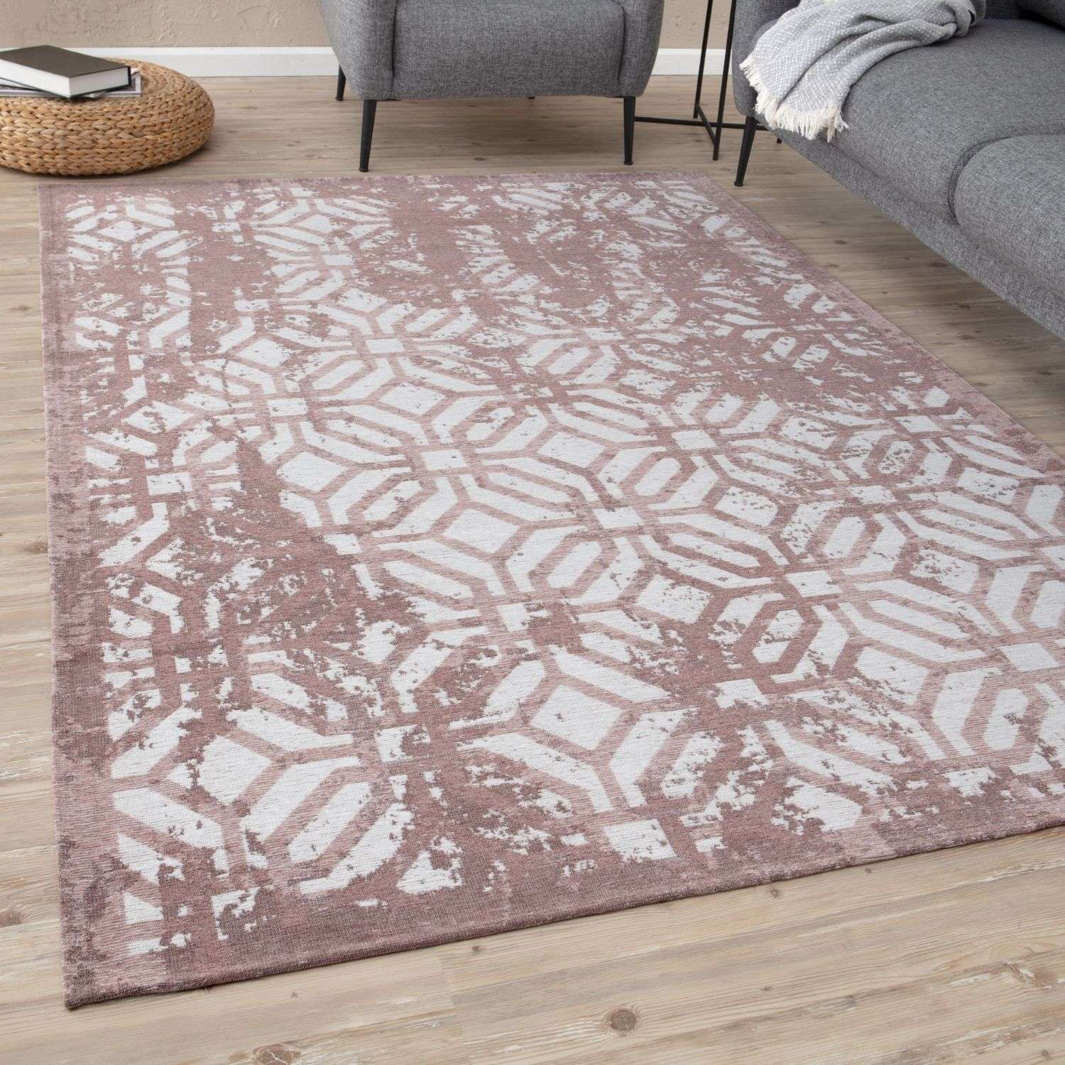Washable Rug Carina Pink – 6933