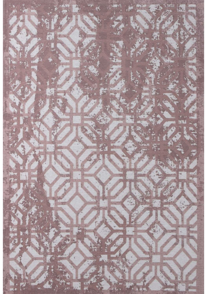 Washable Rug Carina Pink – 6933 shown in an illustrative room