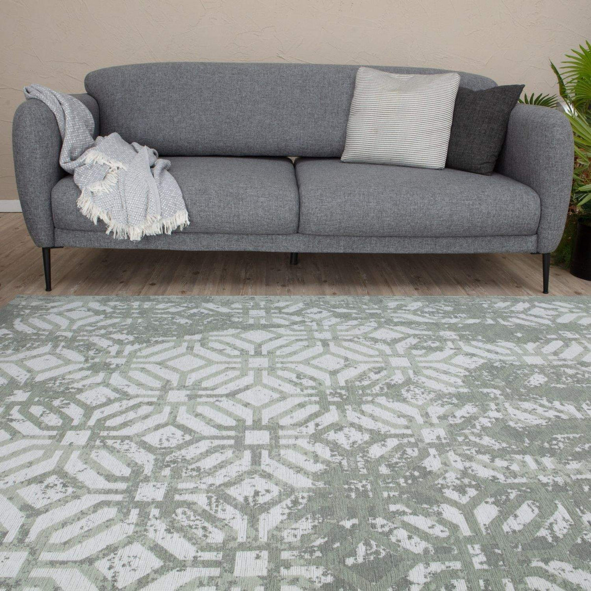 Washable Rug Carina Green – 6934