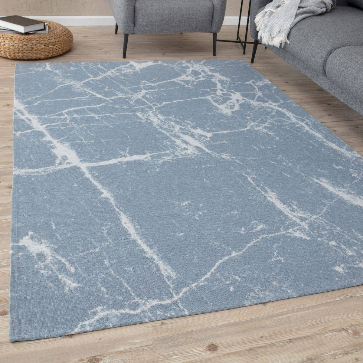 Washable Rug Carina Blue – 6955
