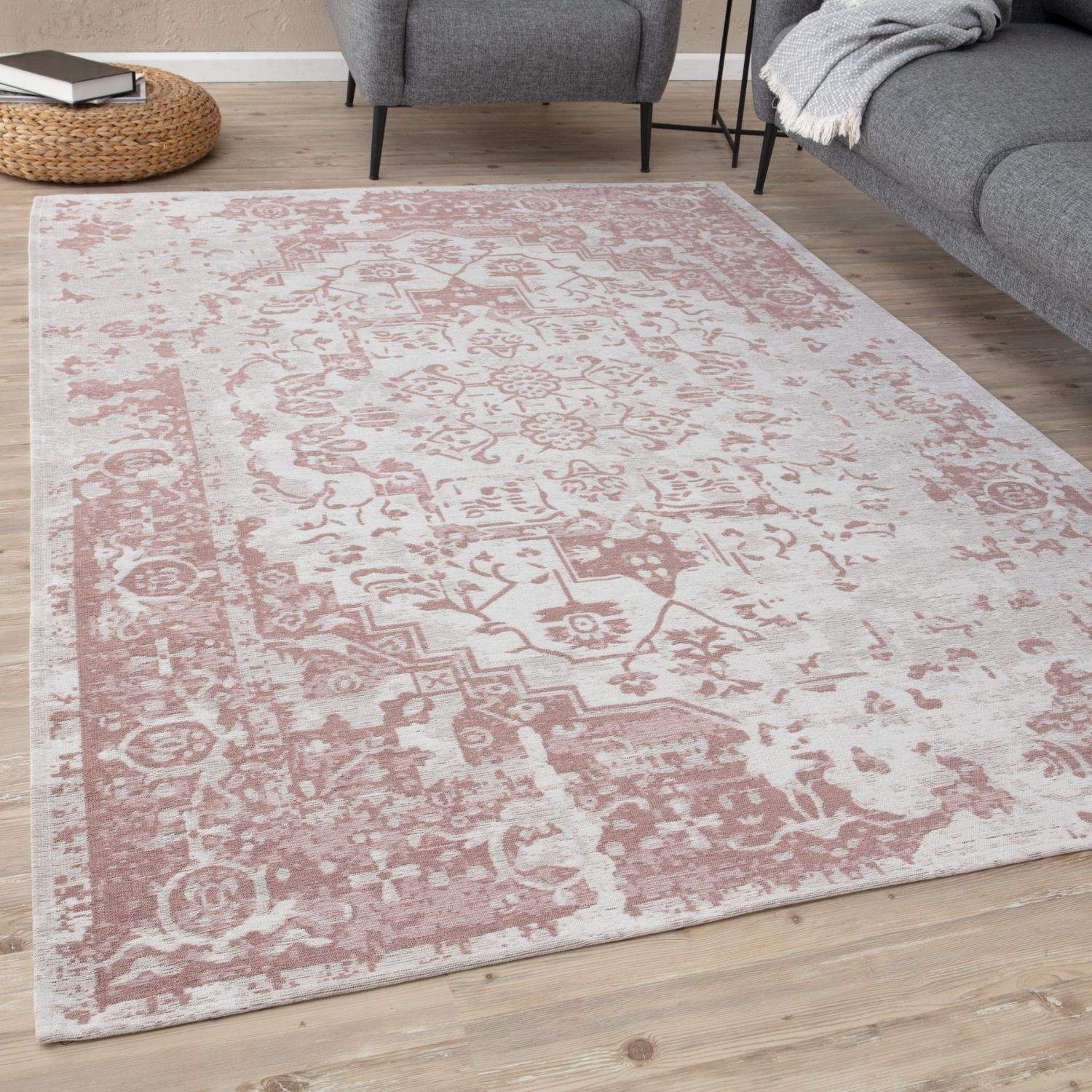 Washable Rug Carina Pink – 6962