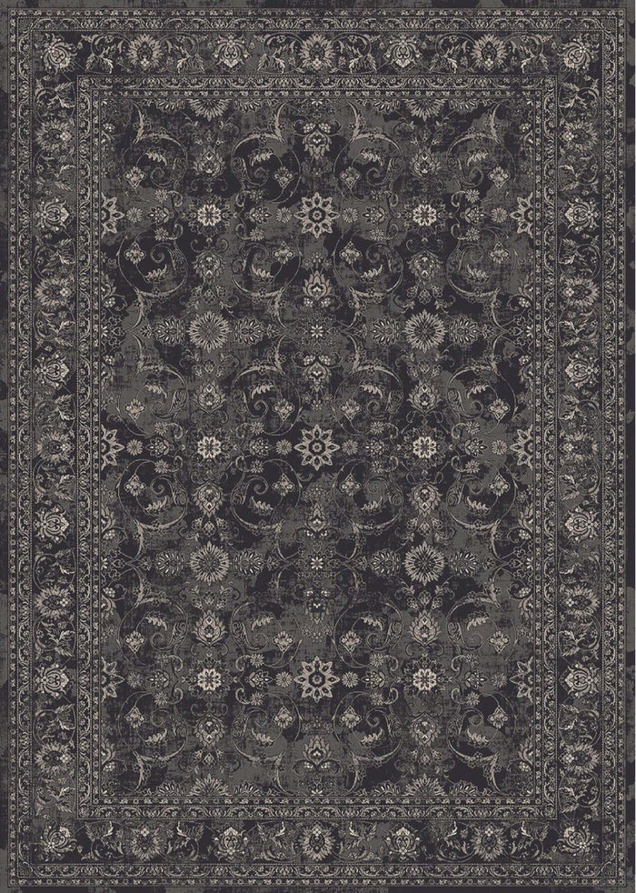 Nuza Vintage Washable Rug shown in an illustrative room