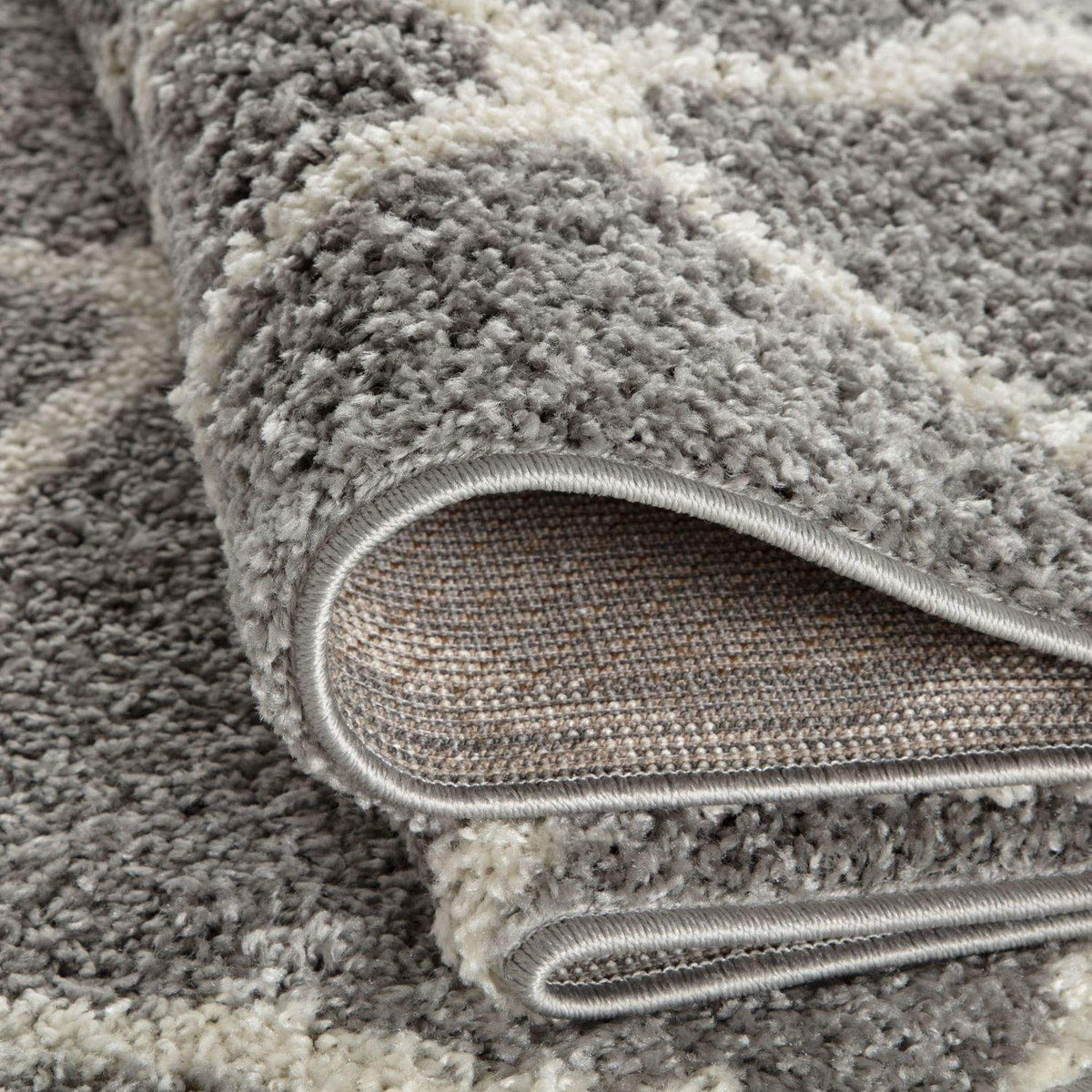 Moroccan Grey Shaggy Rug – 710