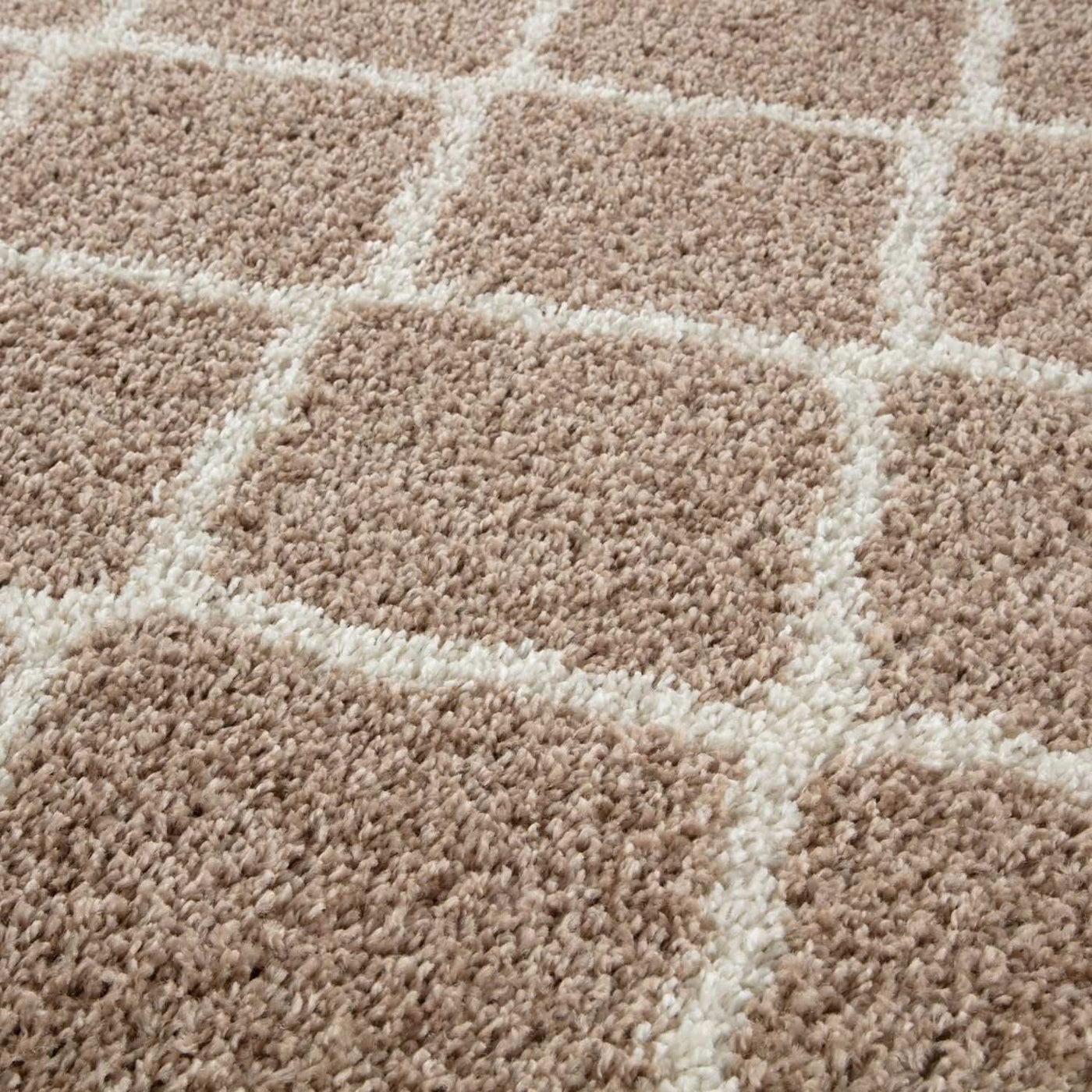 Moroccan Beige Shaggy Rug – 720
