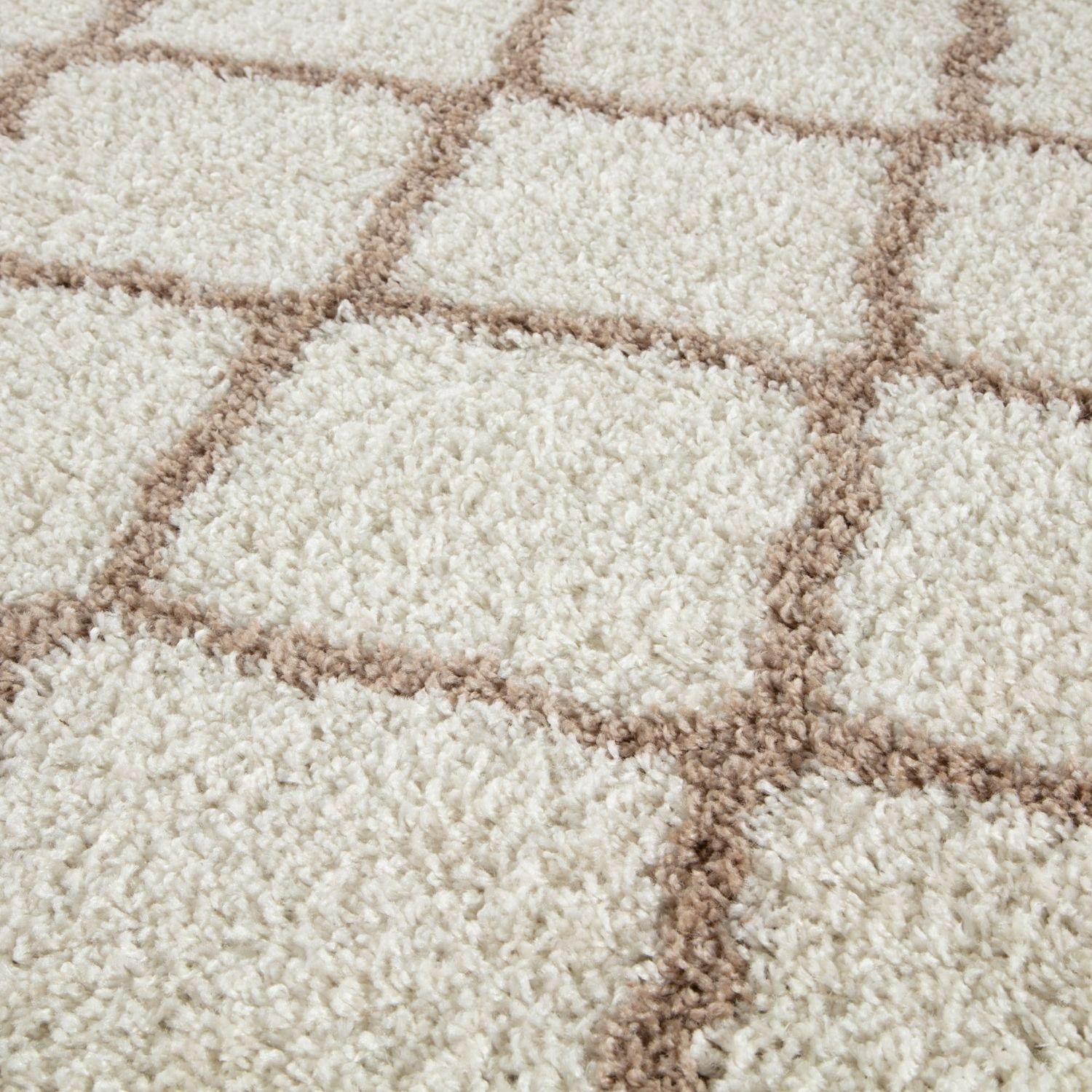 Moroccan Ivory Shaggy Rug – 730