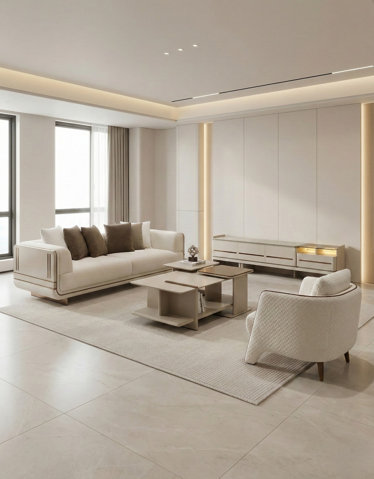 Luna Sofa Set (SK) by Netline Interiors