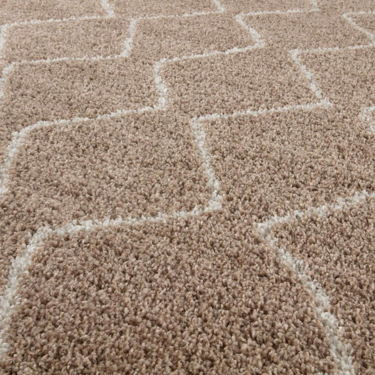 Moroccan Beige Shaggy Rug – 820