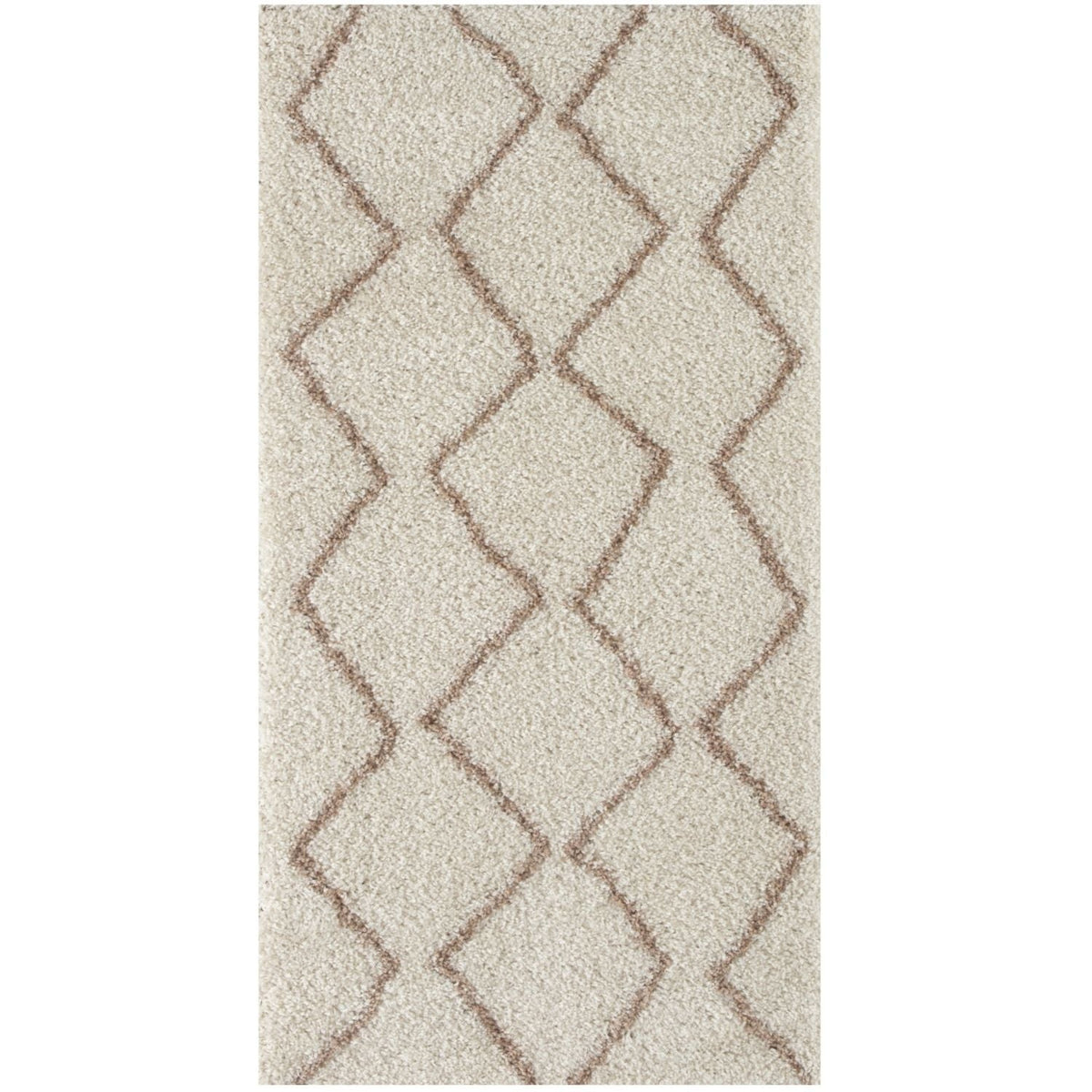 Moroccan Ivory Beige Shaggy Rug – 830