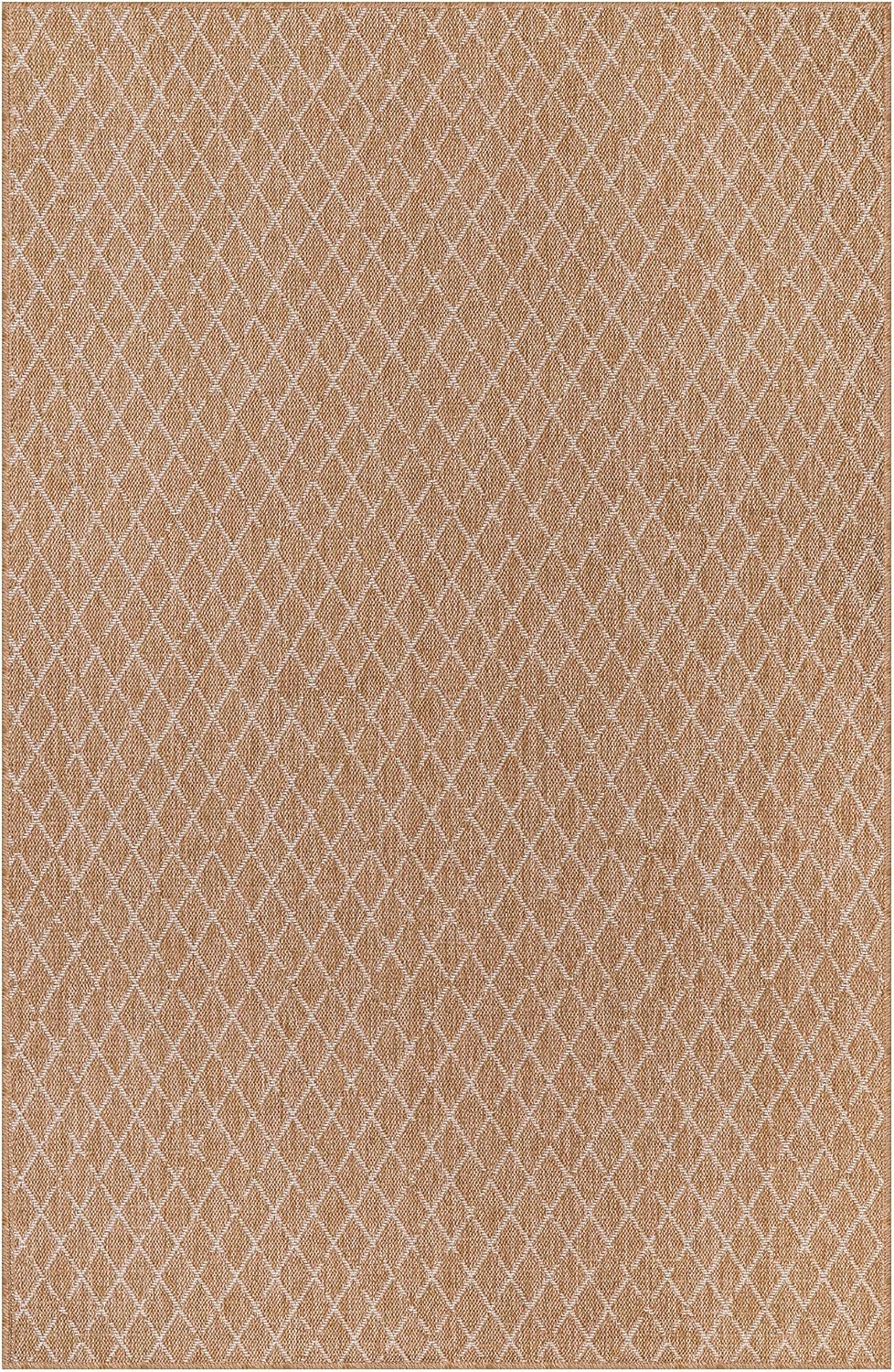 Jute-effect washable runner rug by Netline Home, suitable for indoor and outdoor use, with a natural textured design.