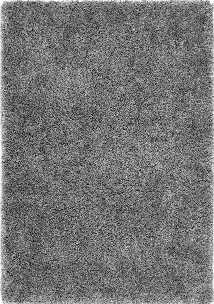 Chicago Grey Shaggy Rug shown in an illustrative room