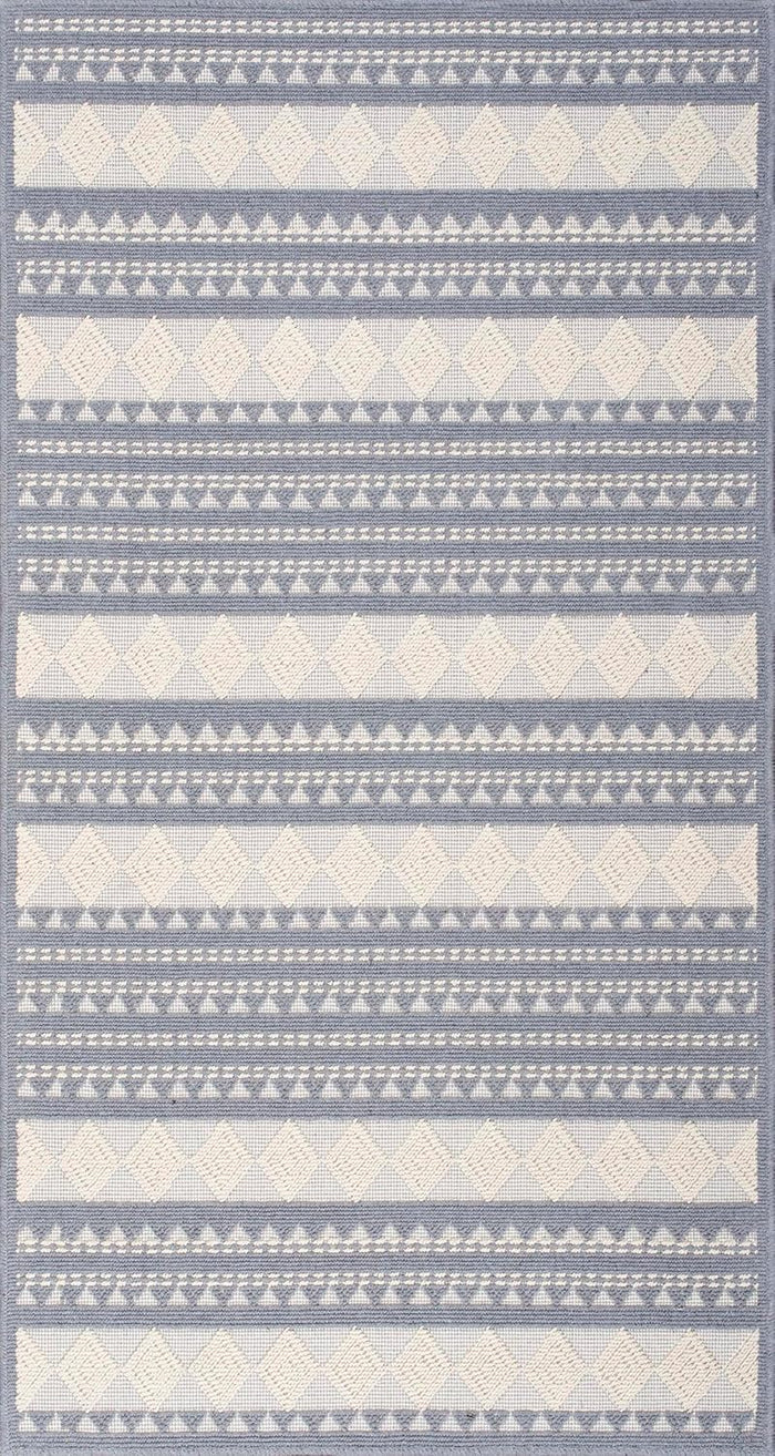 Rugs Living Room - Washable Rug - Area Rug - Non-Slip Rugs Carpet - 100% Cotton - Vintage Rug for Living Room Bedroom Kitchen - Kid and Pet Friendly Rug - Boho Rug (GREY RUG, 80X150 CM) shown in an illustrative room