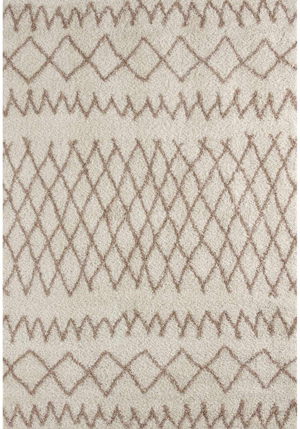 Moroccan Ivory Beige Shaggy Rug – 930