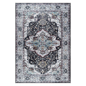Black Gray Rug
