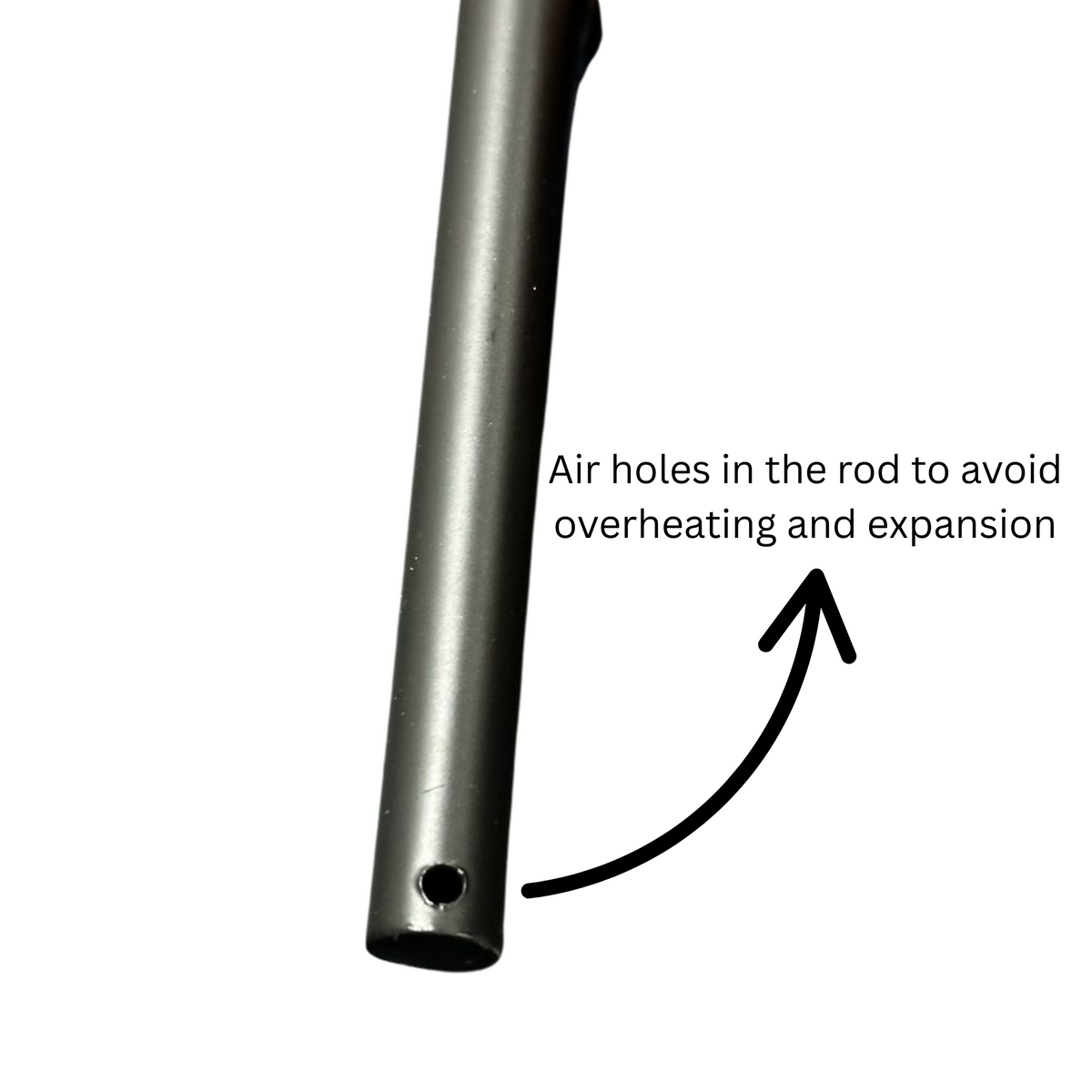Black globe wall lamp by Light My House with a modern minimalist glass shade, mounted on a wall with an air hole design.