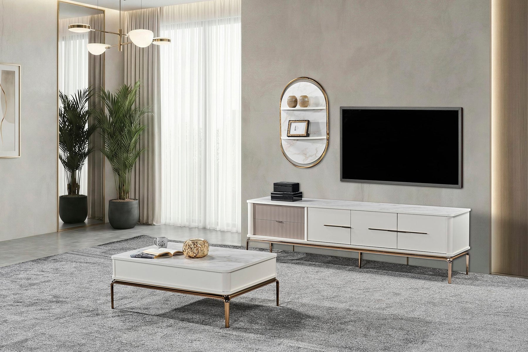 Alya TV Unit by Netline Interiors