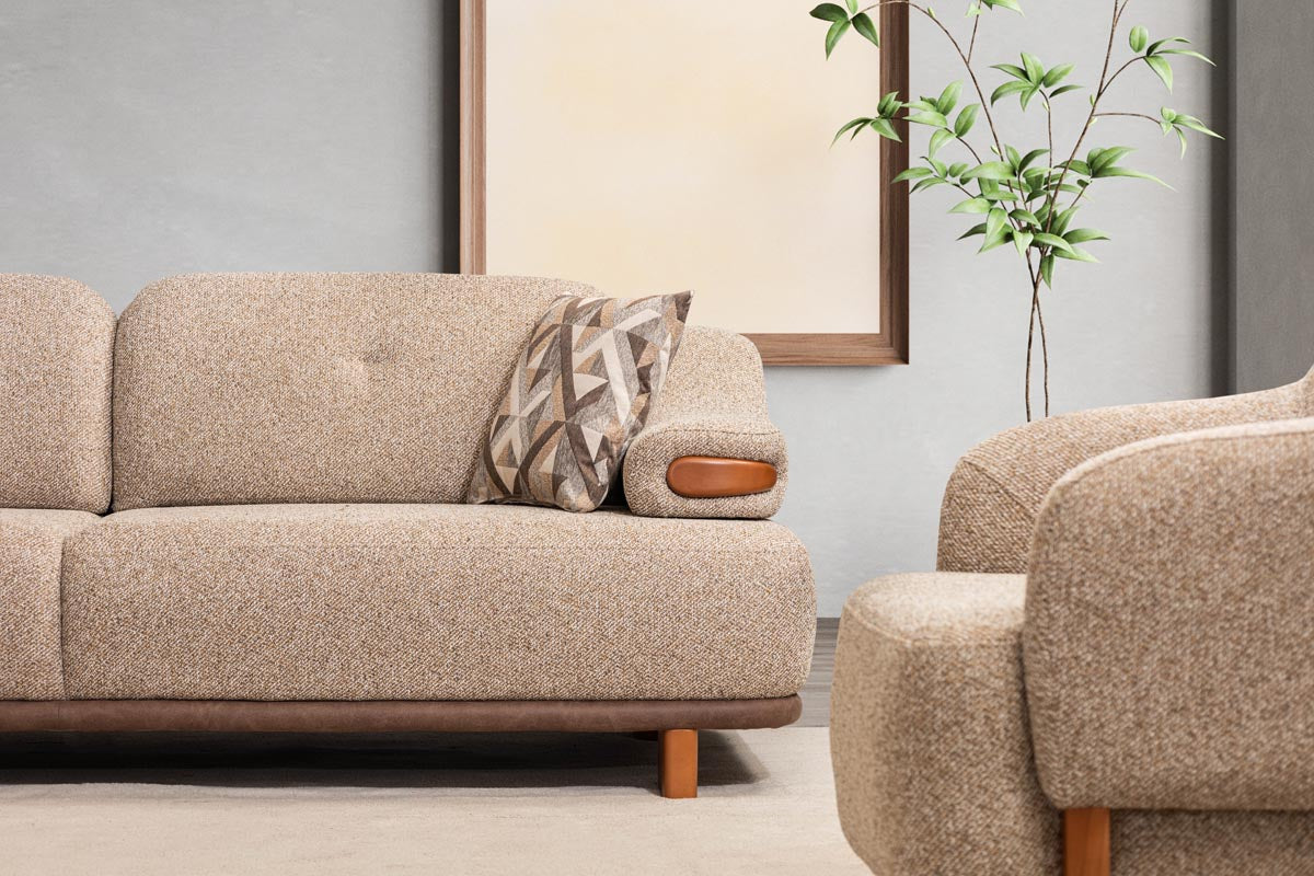 Arden 3-Seater Sofa – Compact Design, Smart Comfort by Netline Interiors