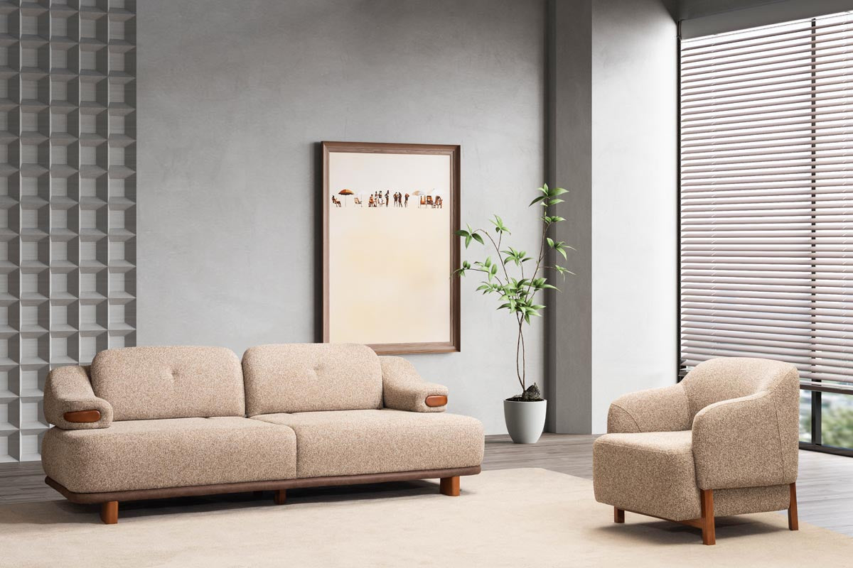 Arden 3-Seater Sofa – Compact Design, Smart Comfort by Netline Interiors