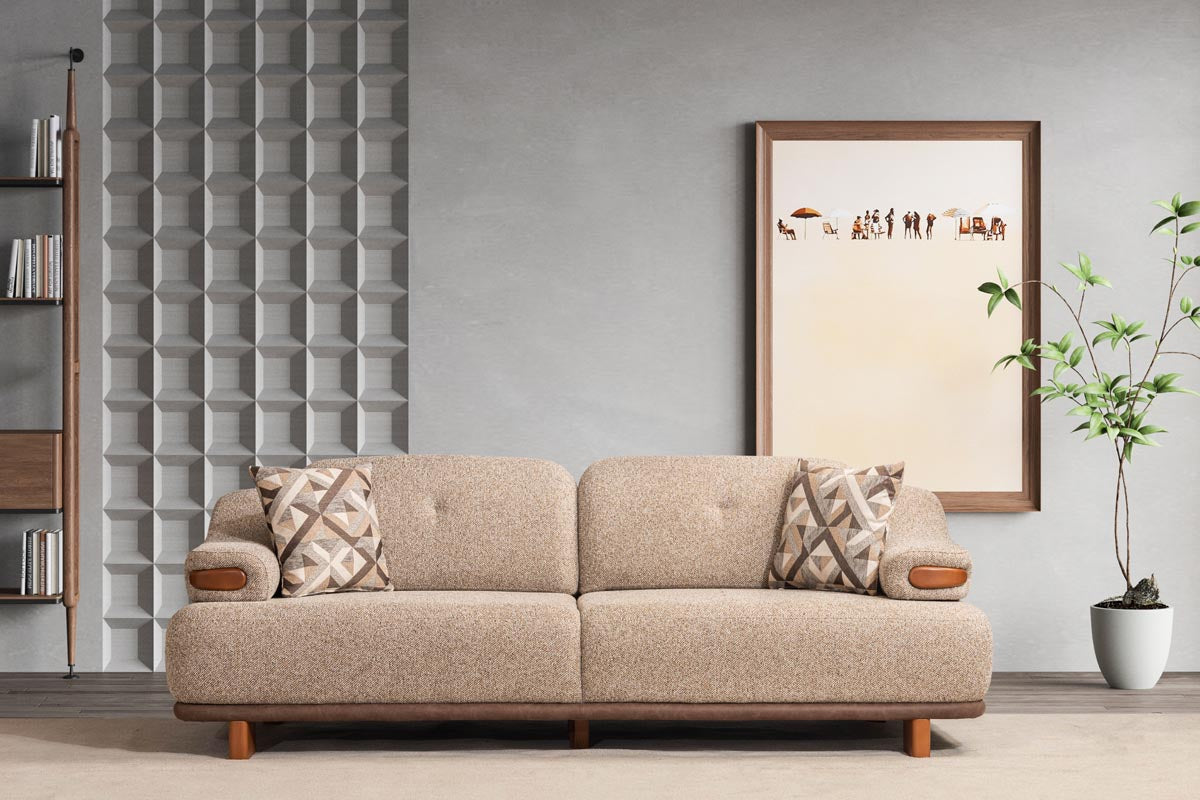 Arden 3-Seater Sofa – Compact Design, Smart Comfort by Netline Interiors