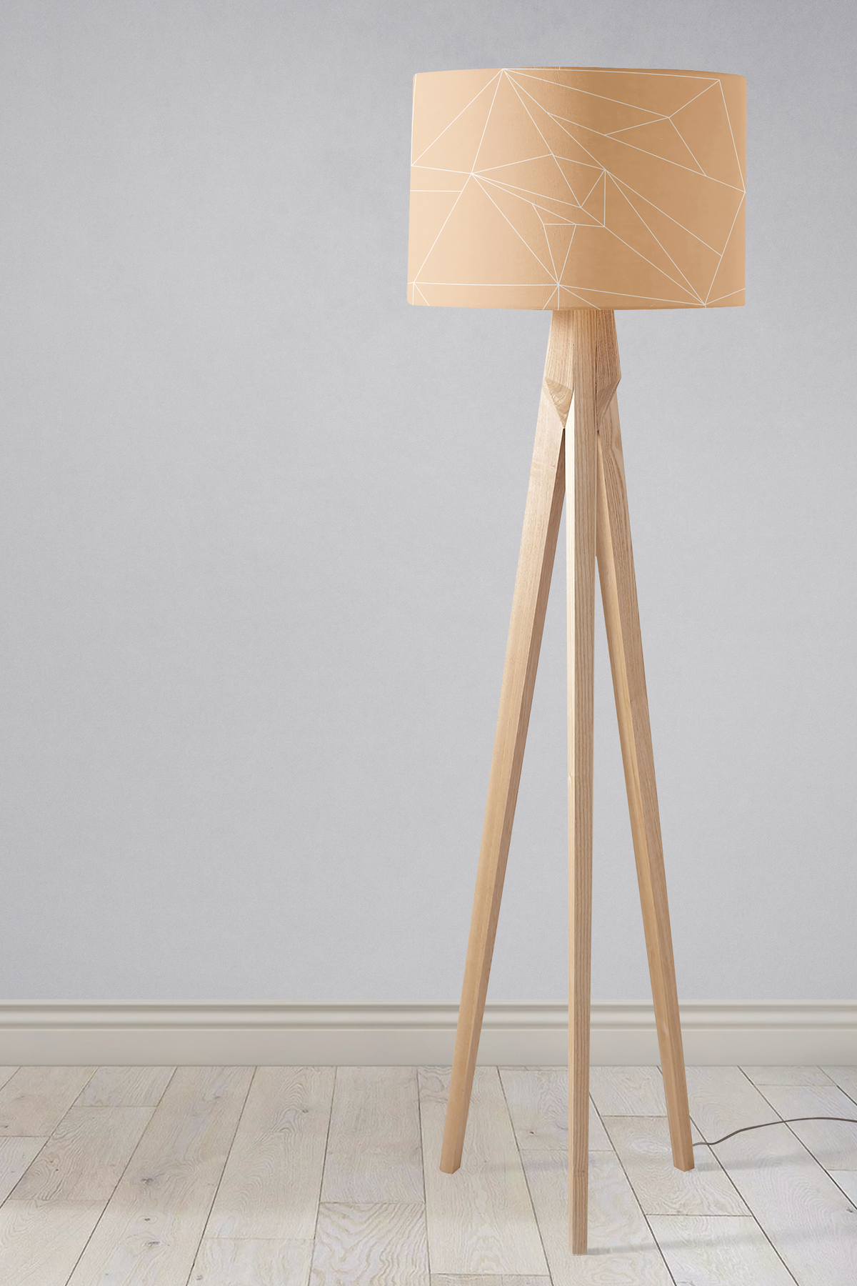 Beige Minimalist Lampshade – Ceiling & Table Compatible