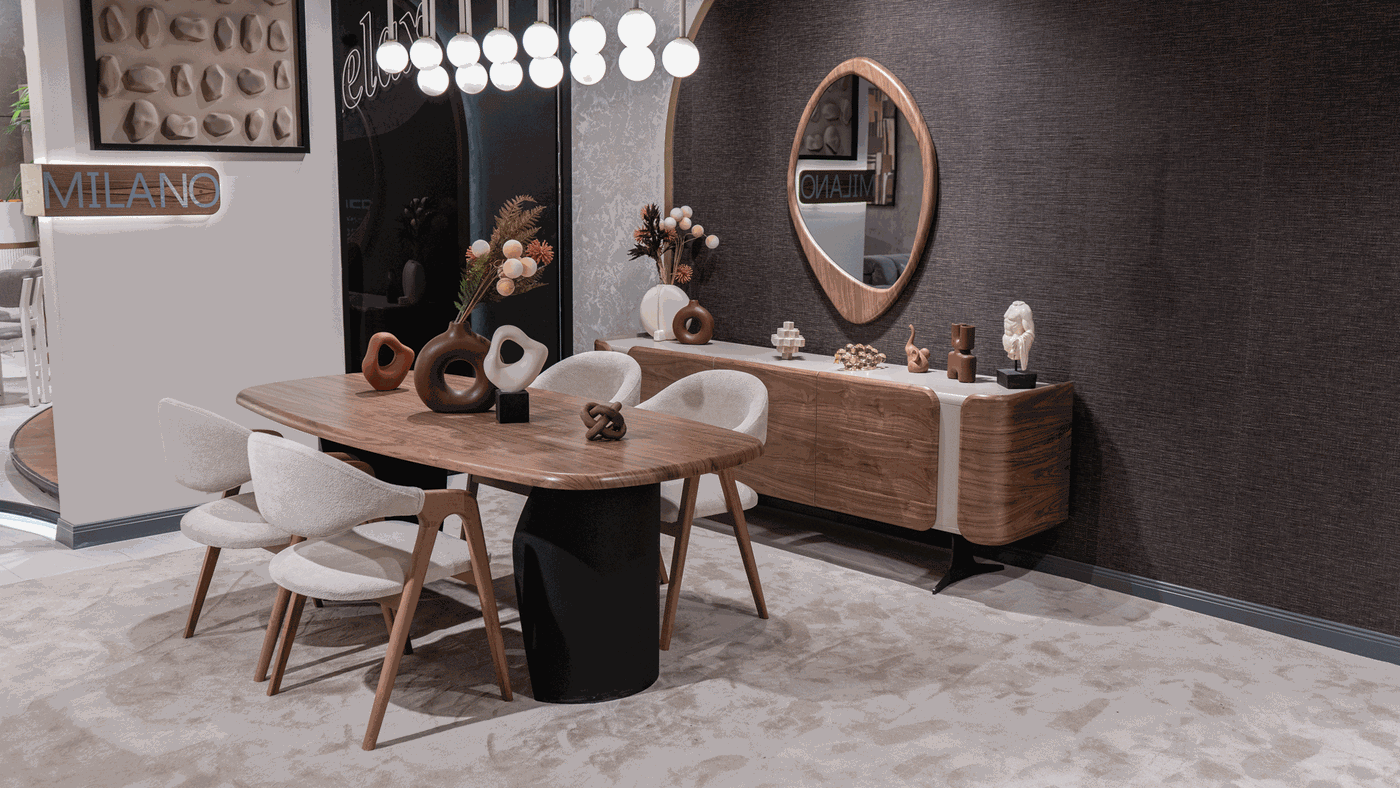 Milano Dining Table and Chairs by Netline Interiors
