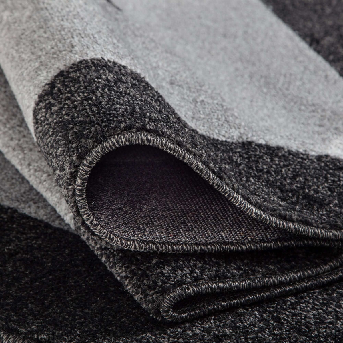 Ephesus Grey Black Rug – 7439GB
