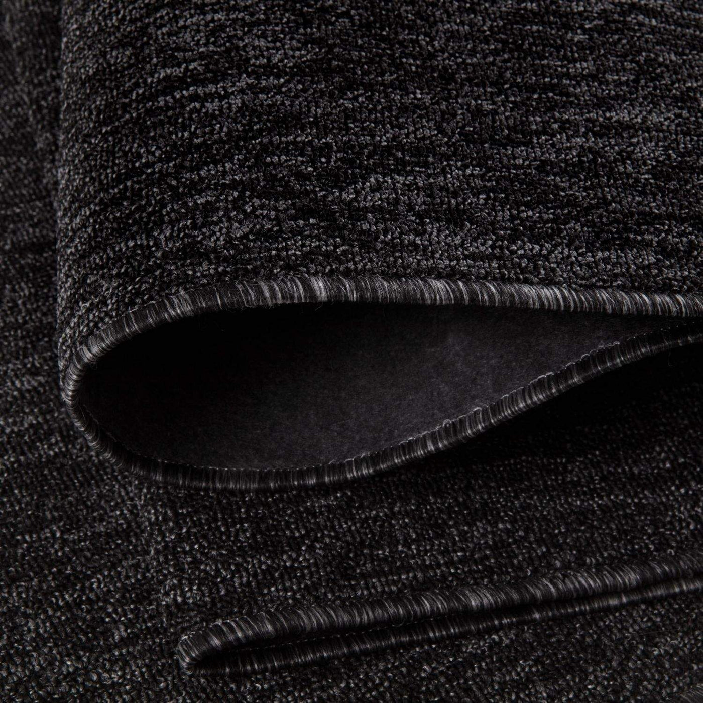 Flex Dark Grey Low Pile Solid Rug