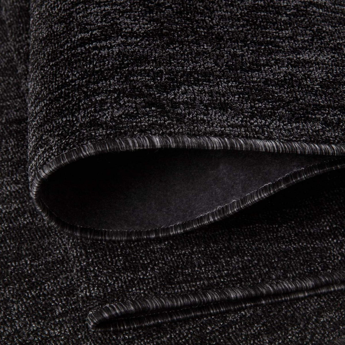 Flex Dark Grey Low Pile Solid Rug