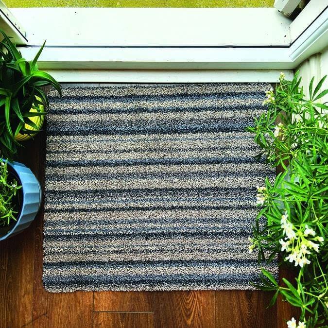 Washable Ribbon Mat in Multicolour