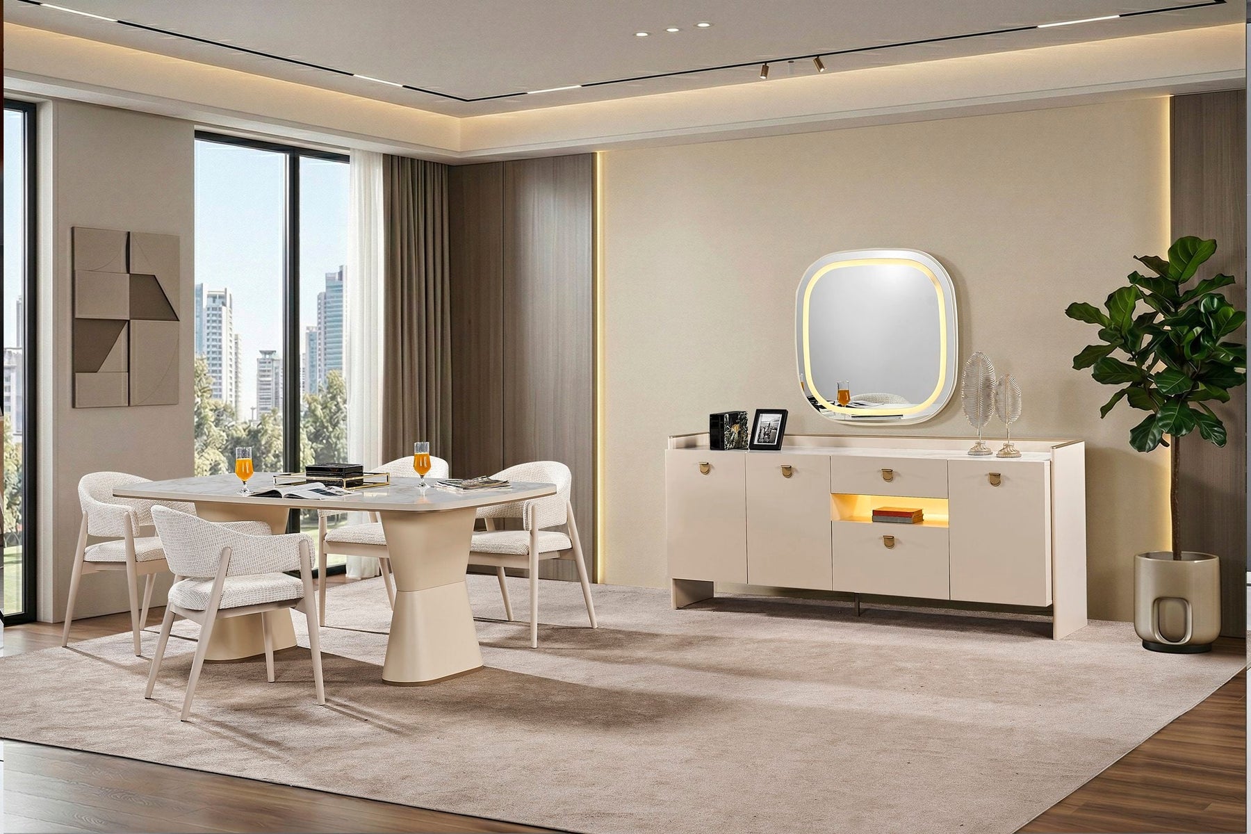 Hermes Dining Room Set by Netline Interiors